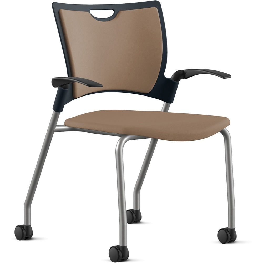 9 to 5 Seating Bella Fabric Seat Mobile Stack Chair [SKU - NTF1315A12SFLA]EA