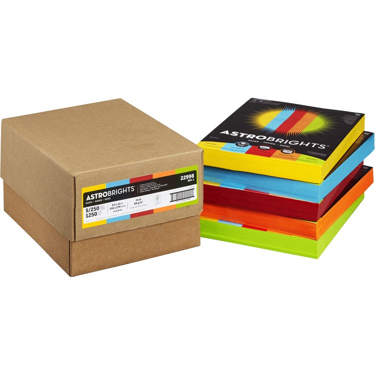 Astrobrights Color Paper - Mixed Carton - Assortment [SKU - WAU22998]CT