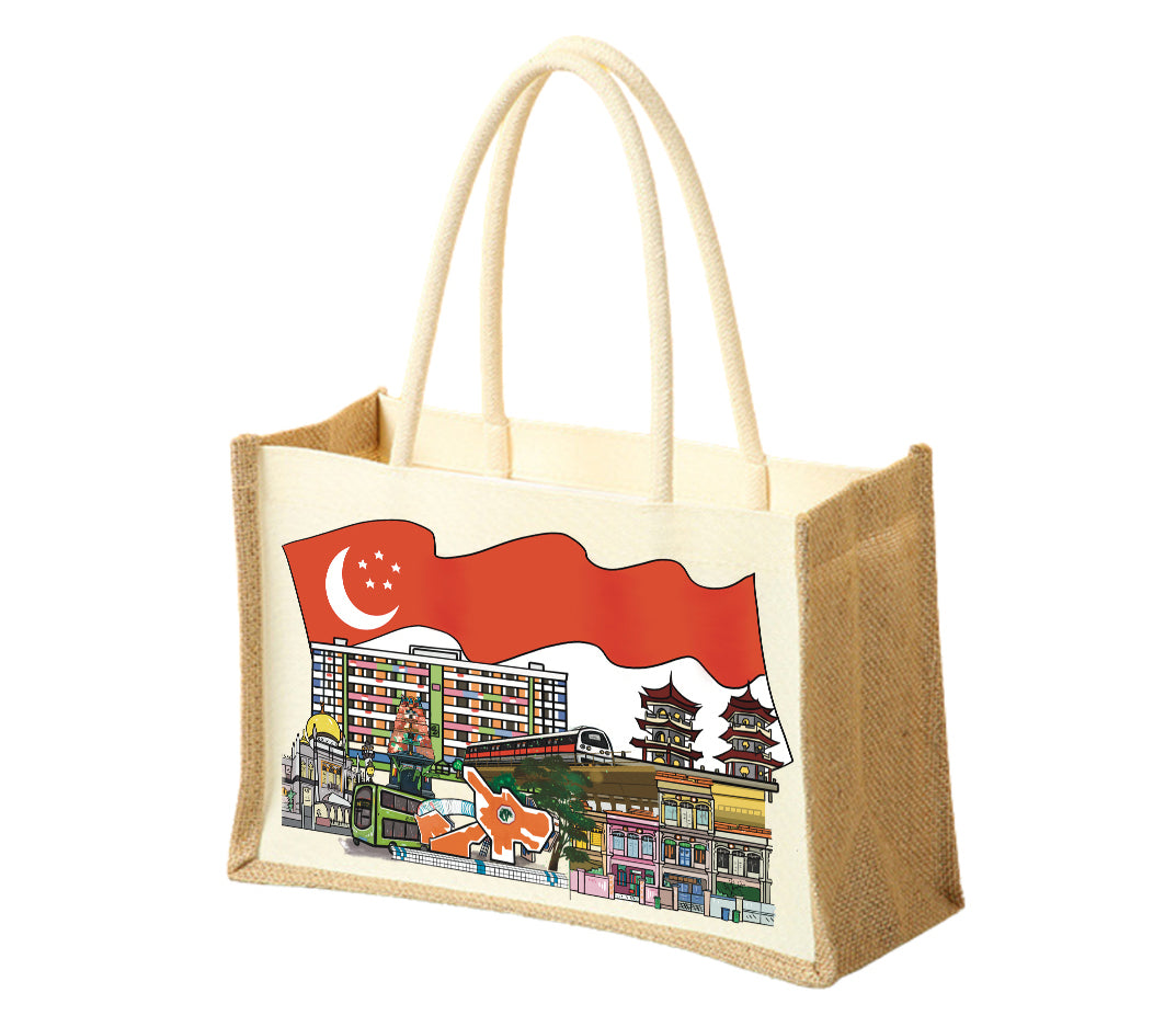 Jute Tote Bag (Deliver in 4-6 weeks)Small