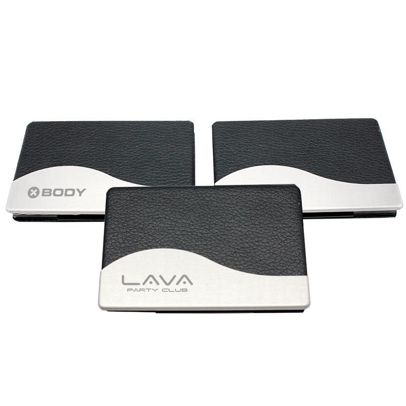 Metal Name Card Holder With Wavy Design1000 