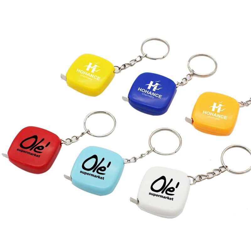Mini Square Keychain With Tape Measure3000 