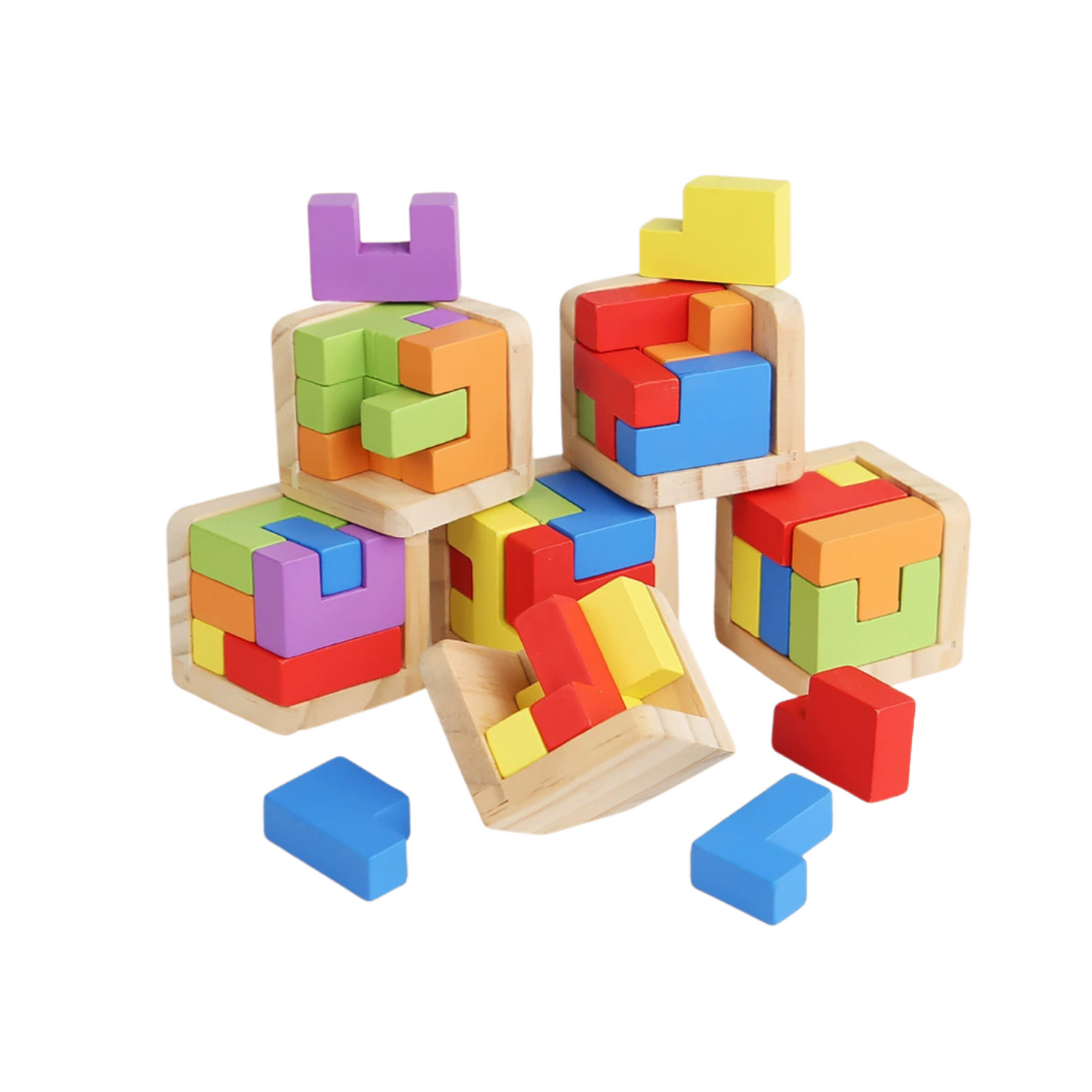 Mini Wooden Puzzle BoxAssorted