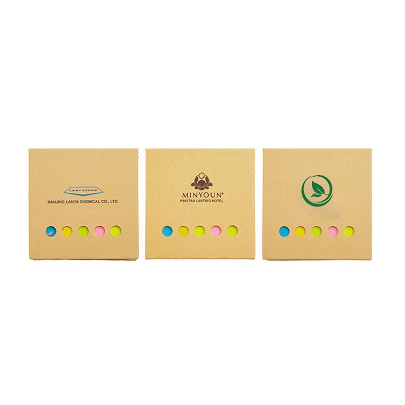 Notepad And Sticky Flag Set In Kraft Paper Box1000 