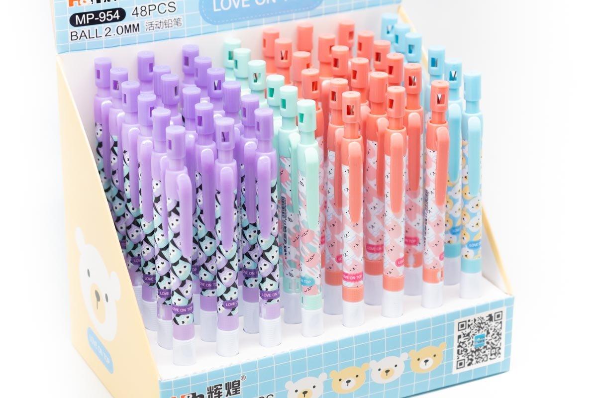 Pastel Animal Design Mechanical PencilAssorted