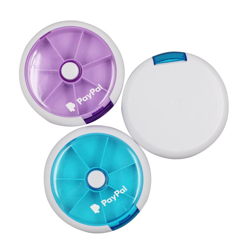 Rotating Pill Box With 7 Compartments500 