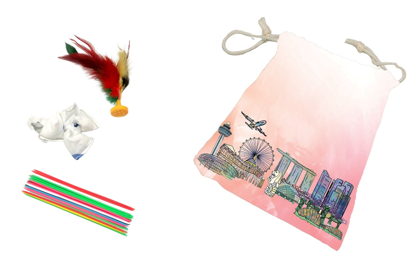 Singapore Theme Traditional Game Set