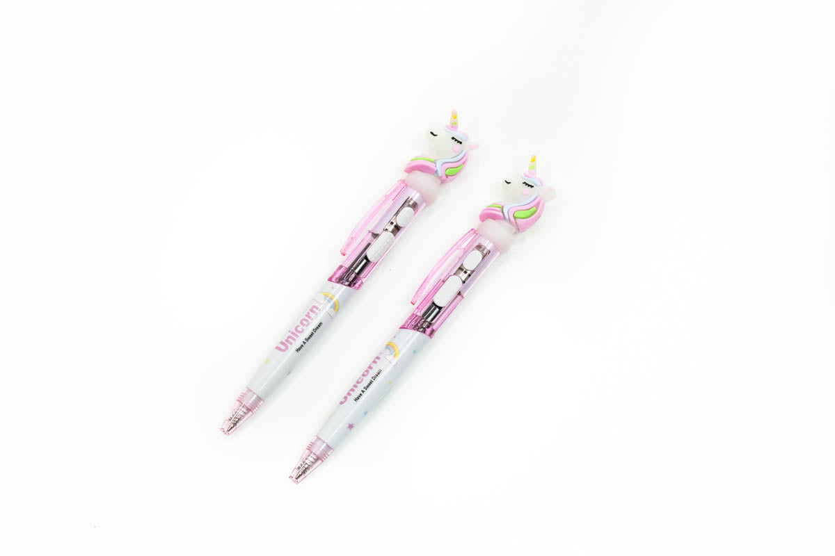 Unicorn Light Up Ballpoint PenAssorted