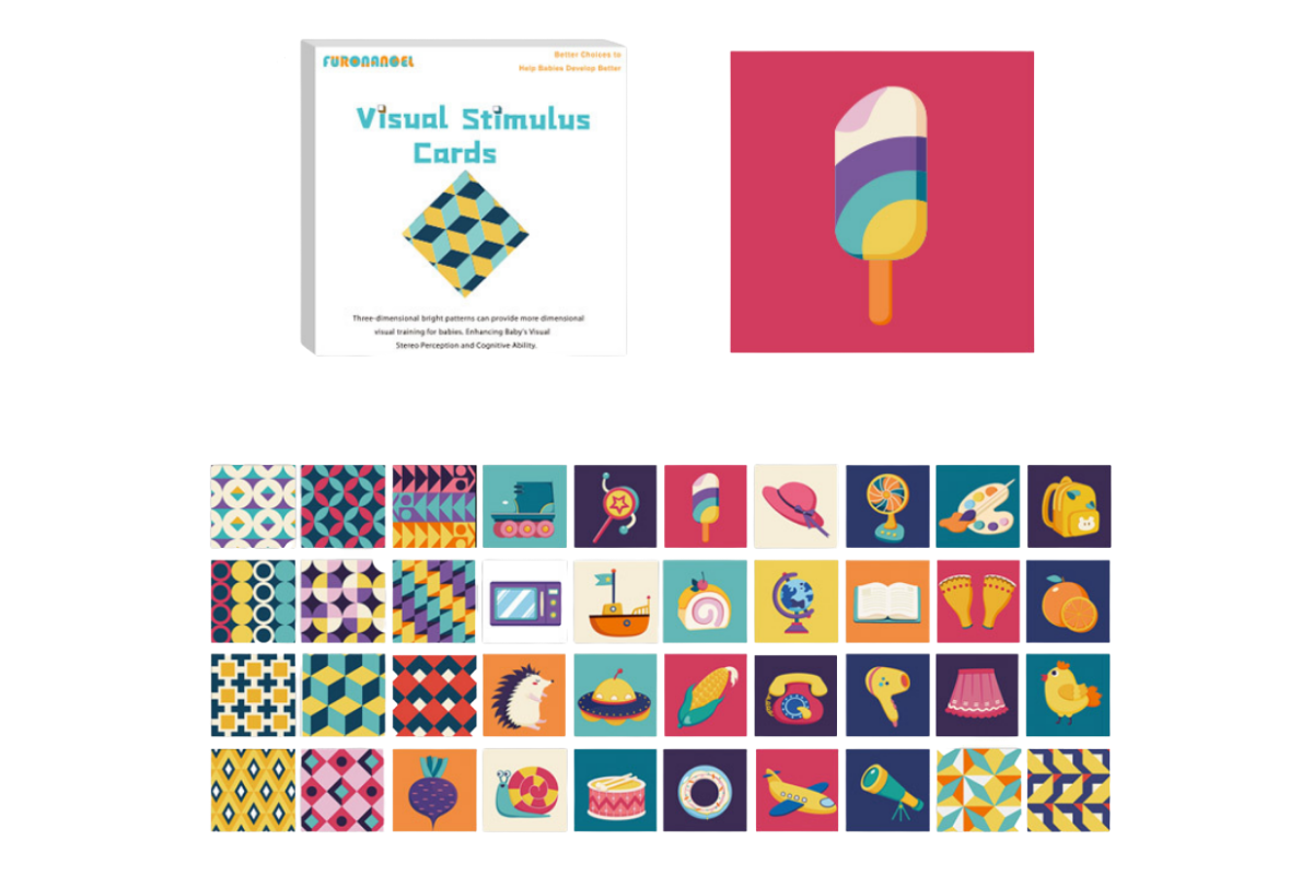 Vibrant Vision Stimulation Flash Cards