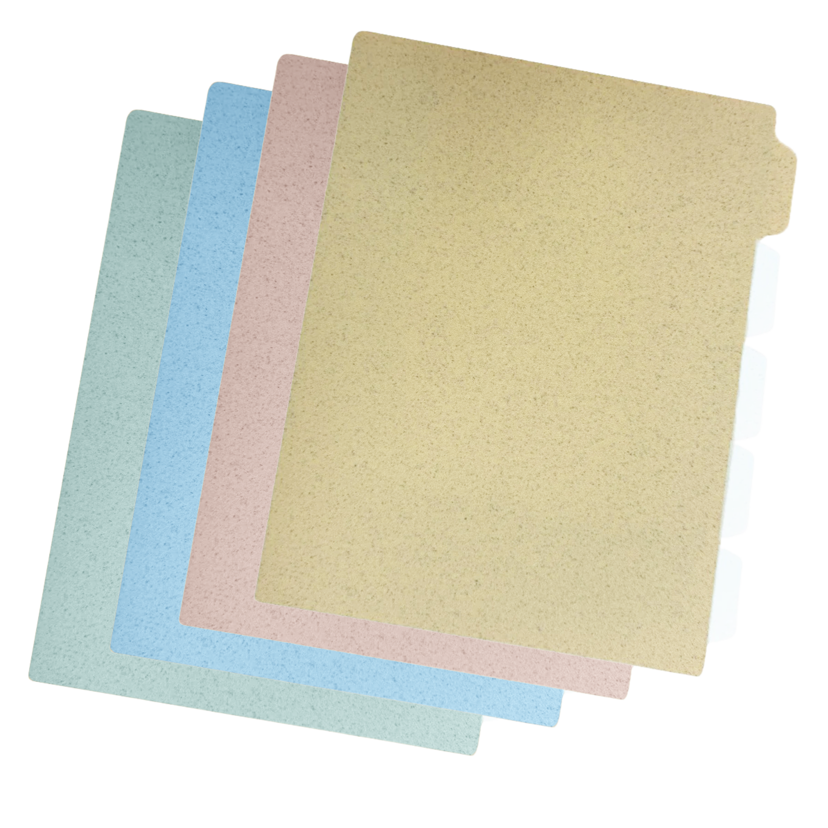 Wheat Fibre 4 Compartment L Folder