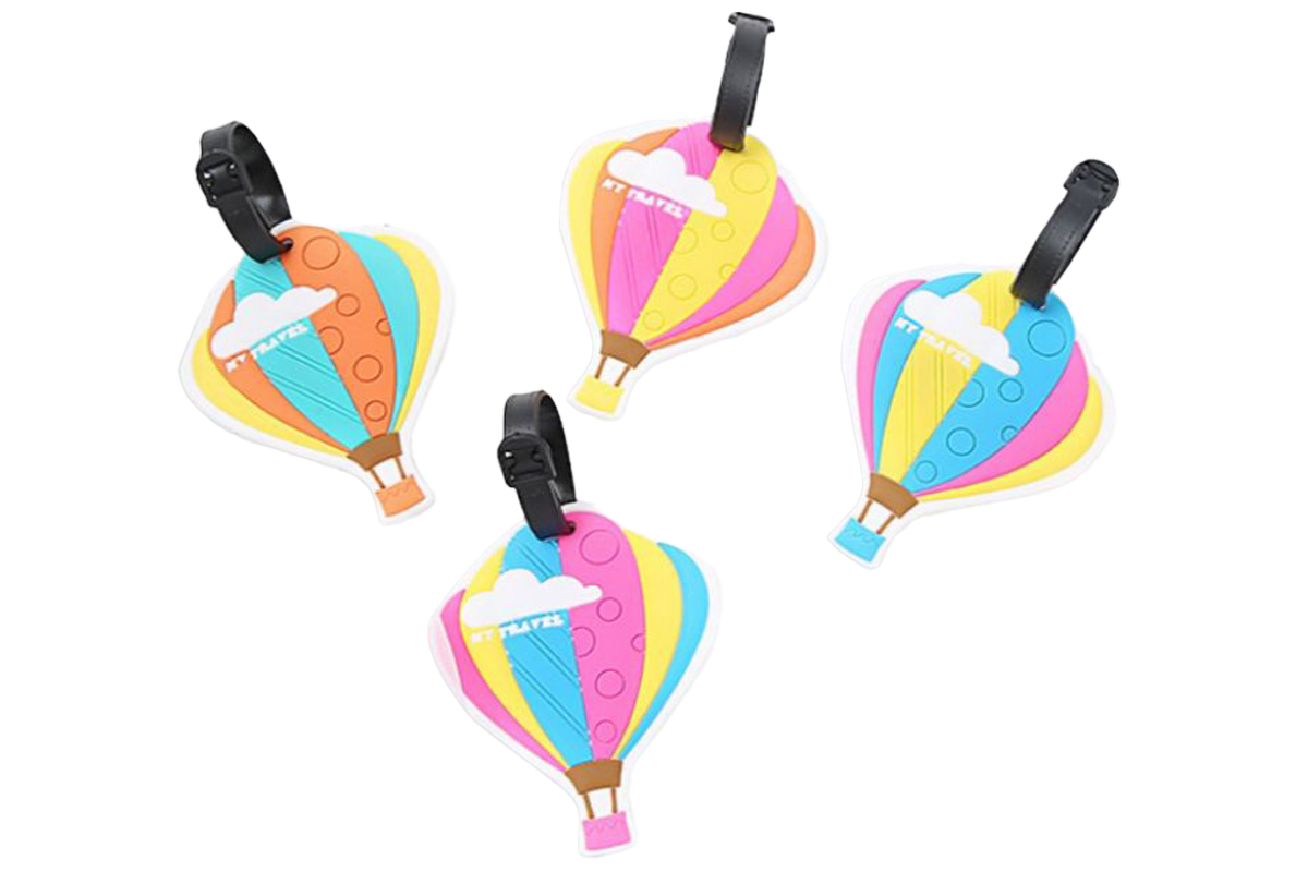 Whimsical Hot Air Balloon Design Luggage TagAssorted