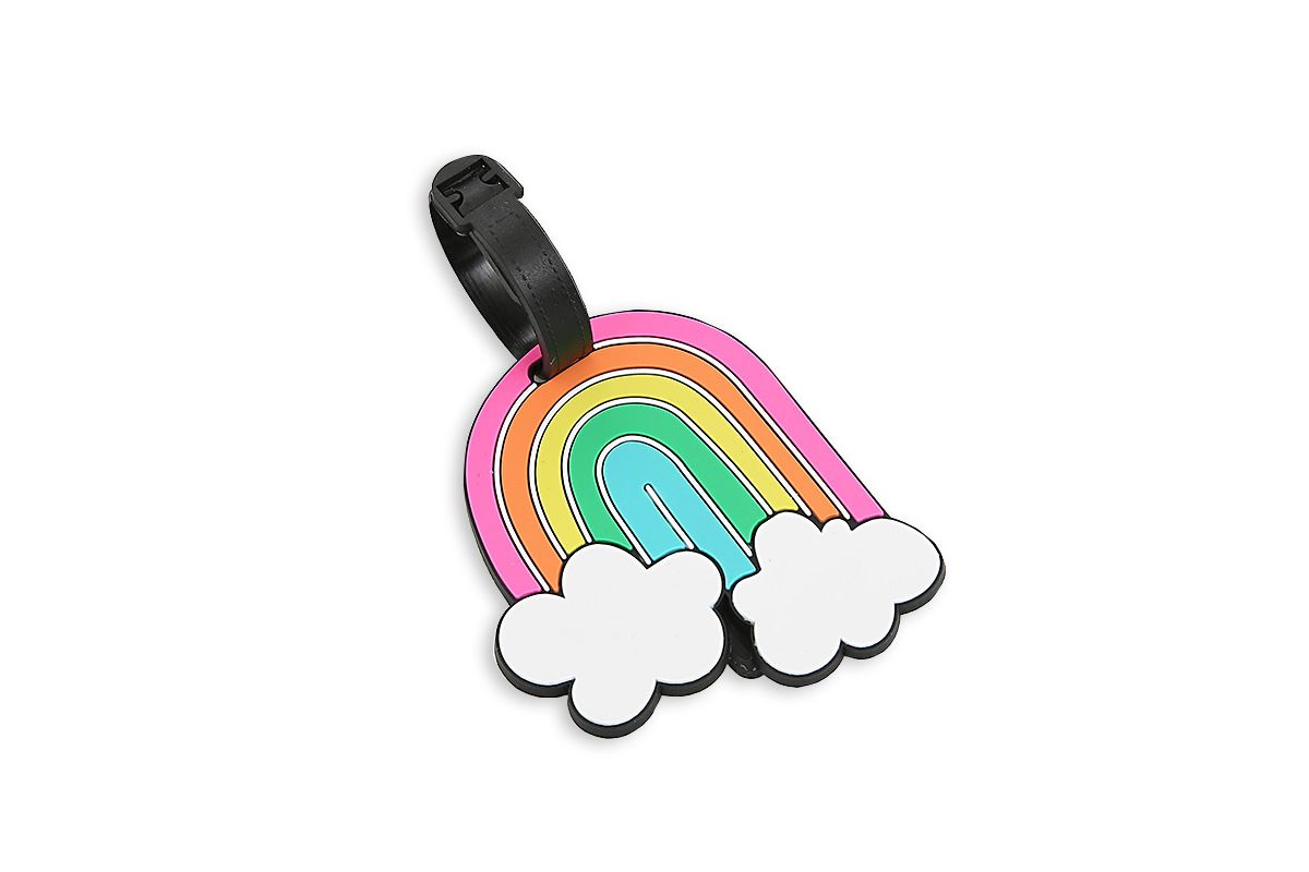 Whimsical Rainbow Theme Luggage TagAssorted