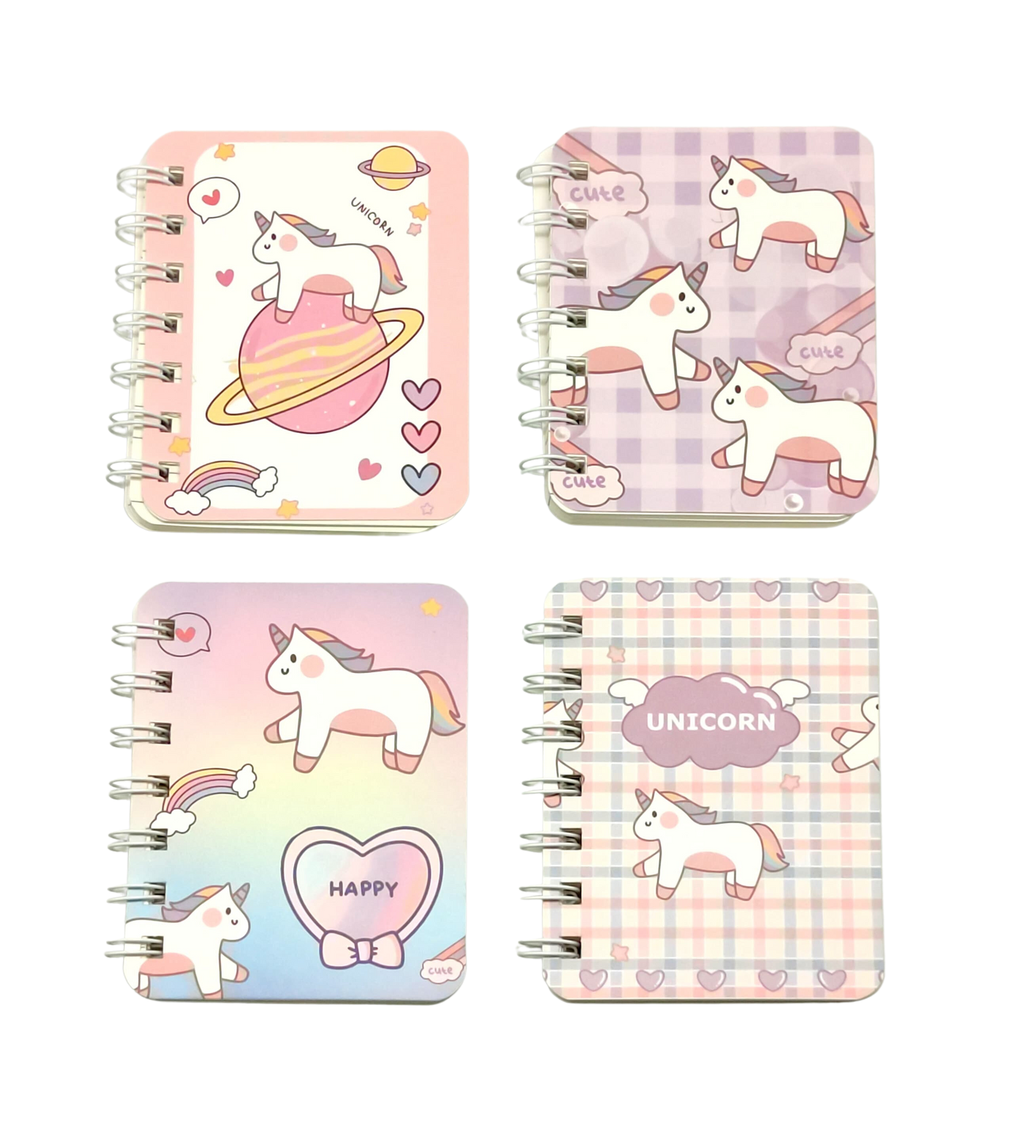 Whimsical Unicorn Small Spring NotebookAssorted