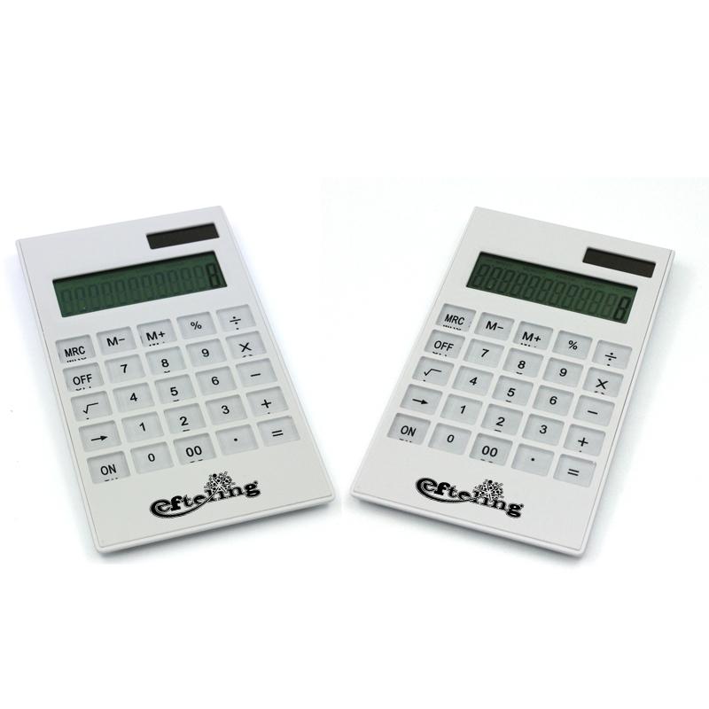White Office Calculator With Clear Buttons1000 
