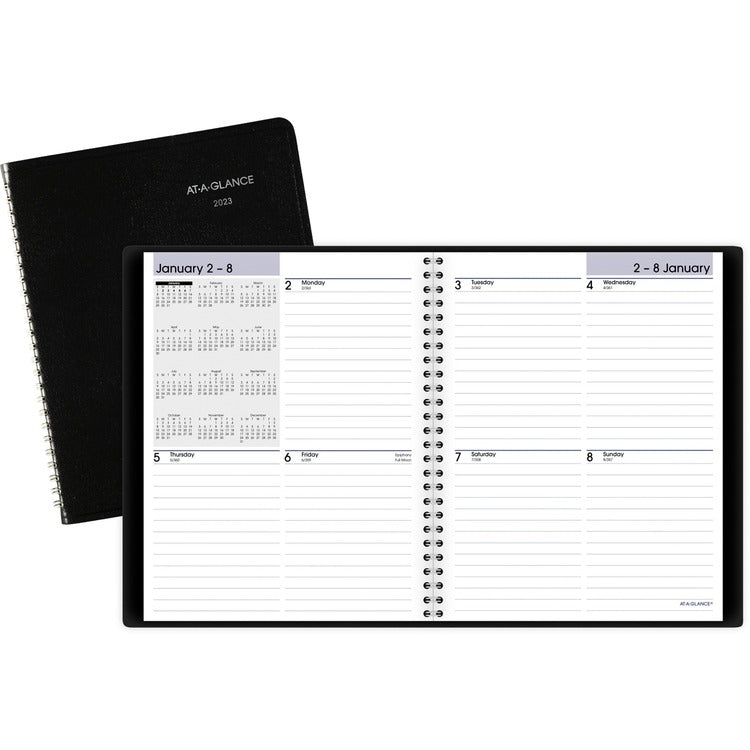 At-A-Glance DayMinder Ruled Wirebound Weekly Planner [SKU - AAGG53500]EA