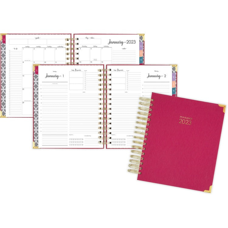 At-A-Glance Harmony Berry Cover Daily Planner [SKU - AAG609980659]EA