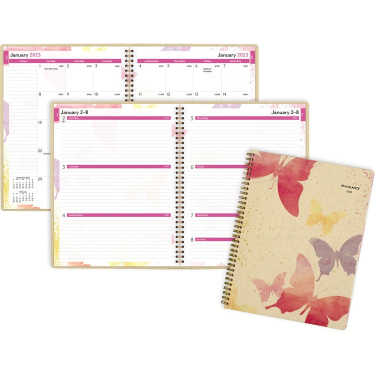 At-A-Glance Watercolors Weekly/Monthly Planner [SKU - AAG791905G]EA