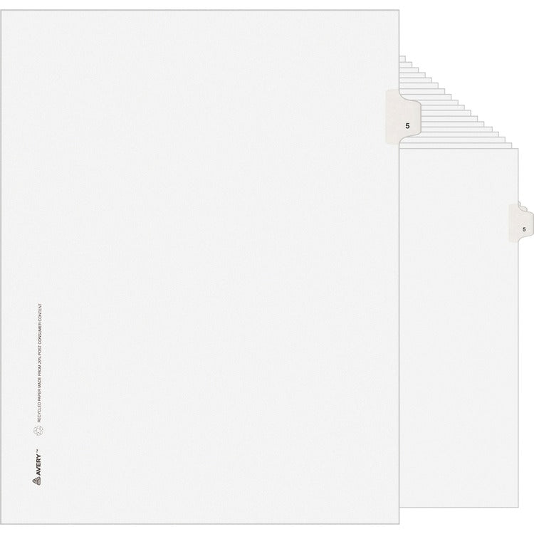 Avery Individual Legal Exhibit Dividers - Avery Style - Unpunched [SKU - AVE11915]PK