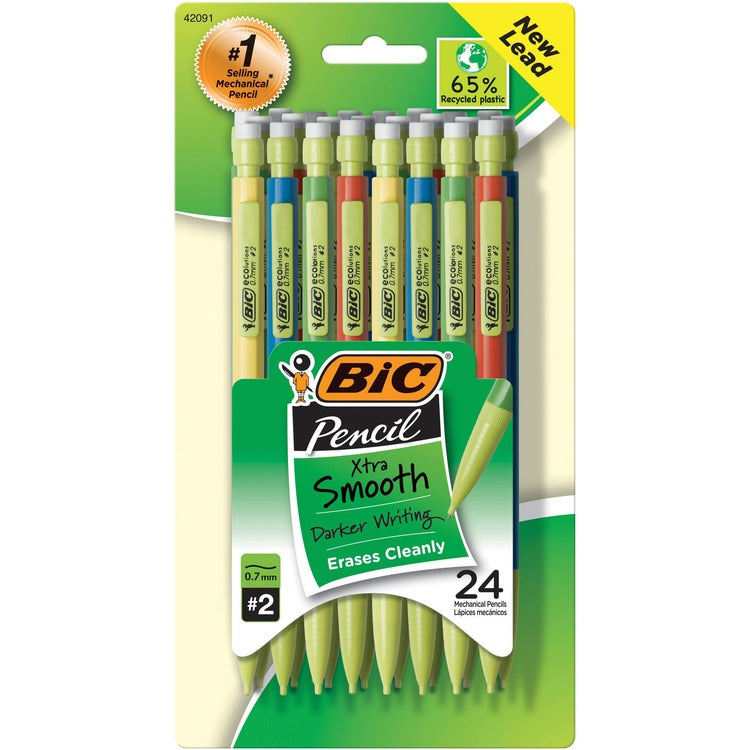 BIC Recycled 0.7mm Mechanical Pencils [SKU - BICMPEP241]PK