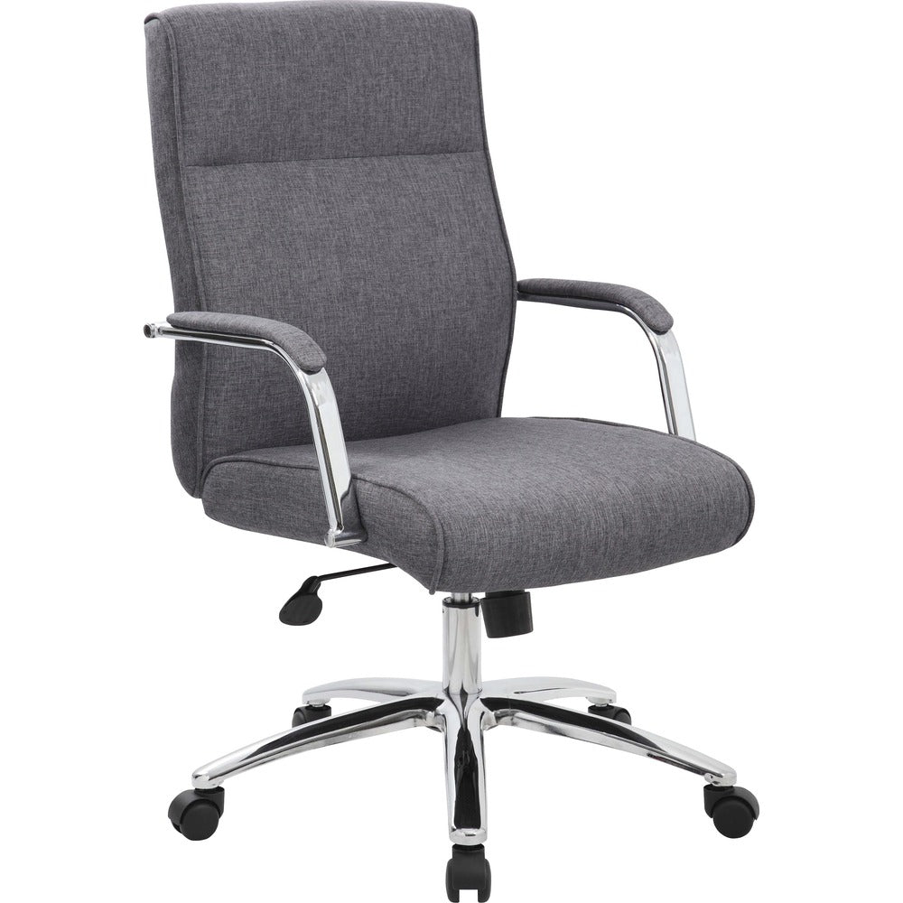 Boss Modern Executive Conference Chair-Grey Linen [SKU - BOPB696CSG]EA