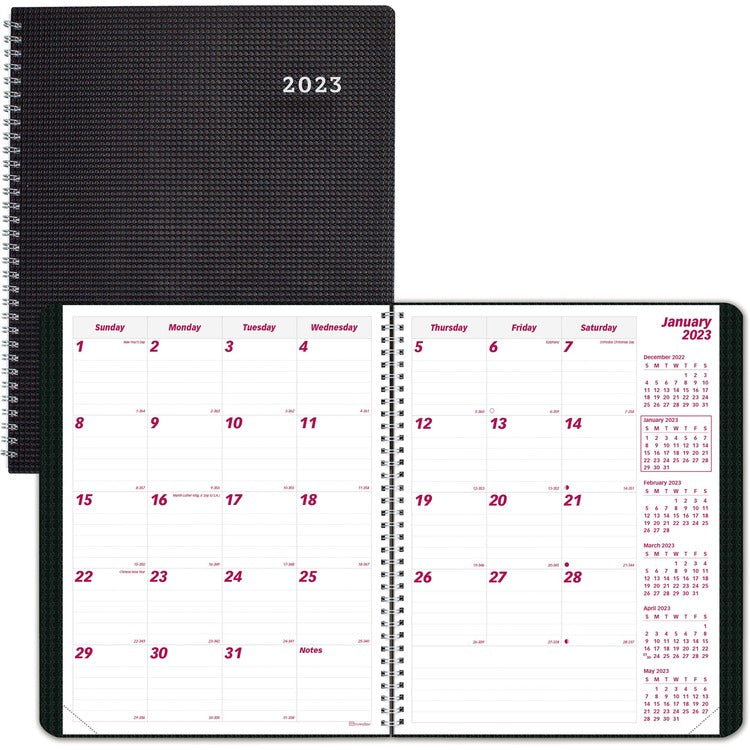 Brownline Monthly Planner [SKU - REDCB1262VBLK]EA