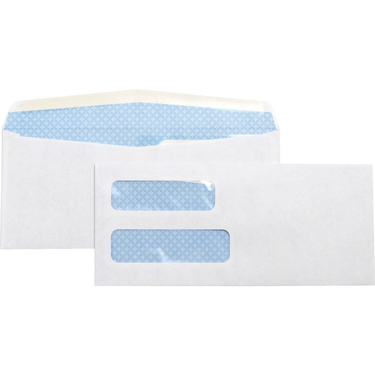 Business Source No. 10 Double-Window Invoice Envelopes [SKU - BSN36694]BX