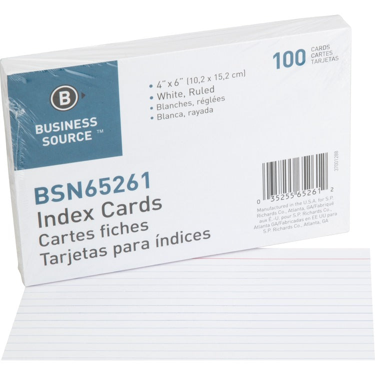 Business Source Ruled Index Cards [SKU - BSN65261]PK