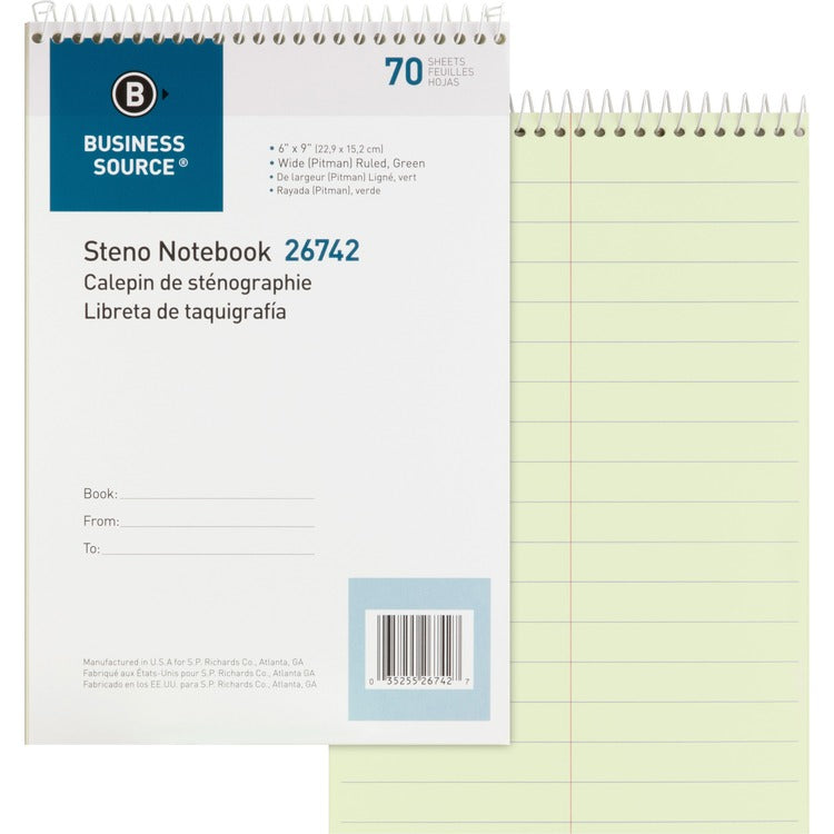 Business Source Steno Notebook [SKU - BSN26742]EA