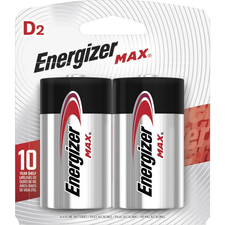 Energizer MAX Alkaline D Batteries, 2 Pack [SKU - EVEE95BP2]PK