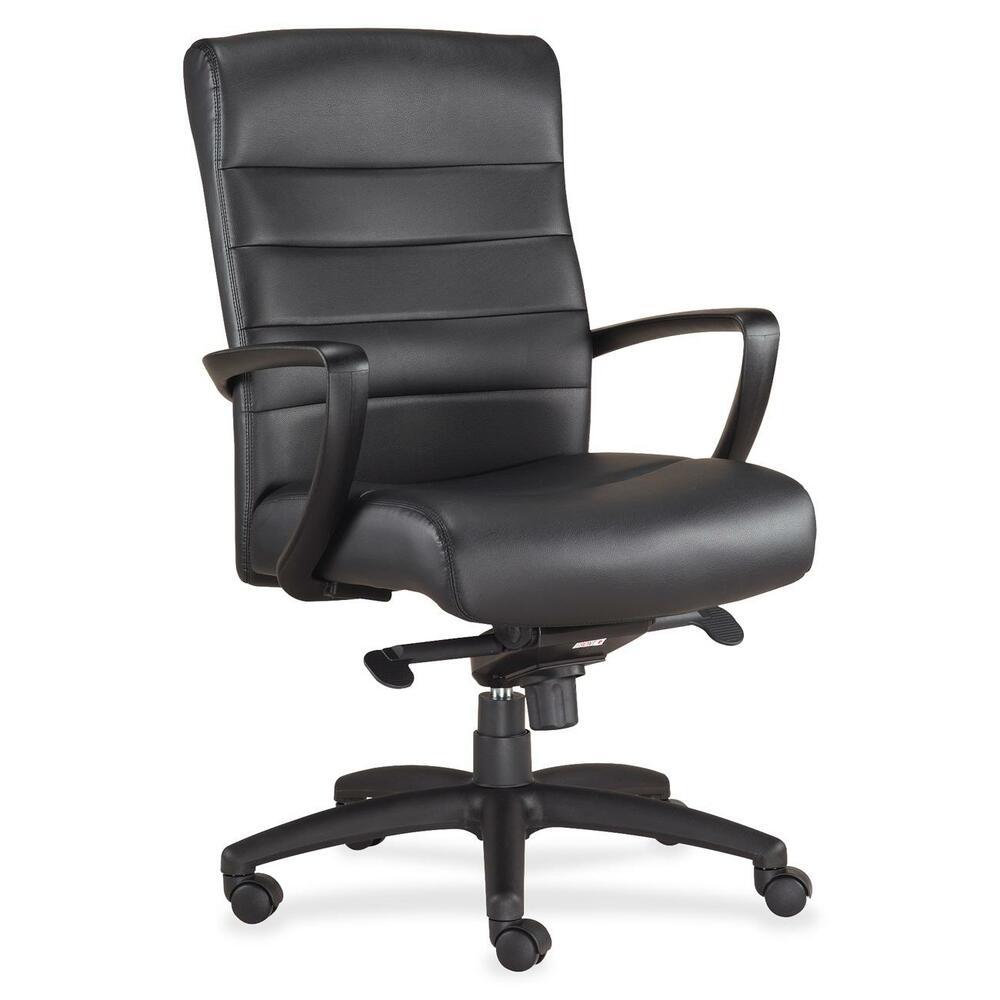 Eurotech Manchester Mid Back Executive Chair [SKU - EUTLE255BLK]EA