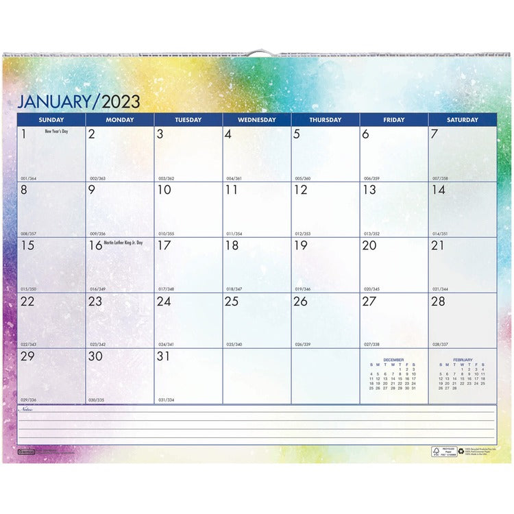 House of Doolittle Cosmos Monthly Wall Calendar [SKU - HOD3459]EA