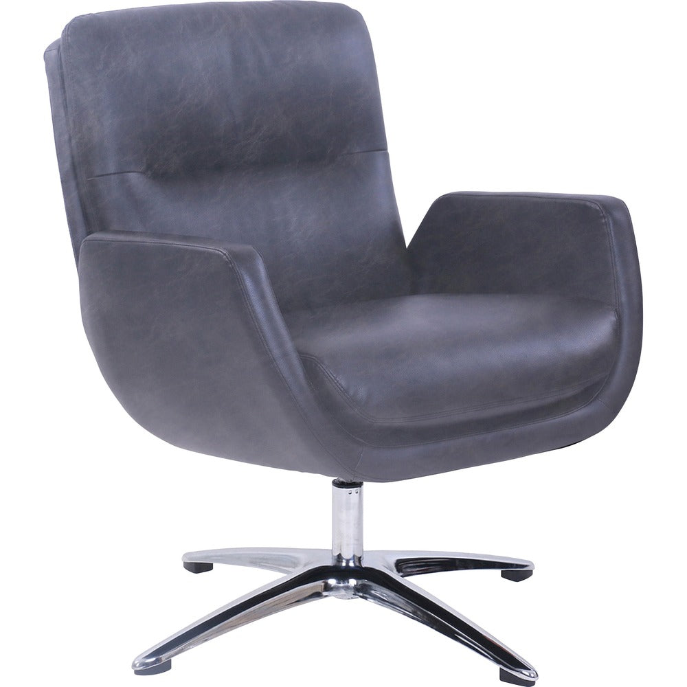Lorell Distressed Soft Touch Lounge Chair [SKU - LLR49874]EA