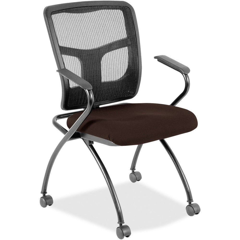 Lorell Ergomesh Nesting Chairs with Arms [SKU - LLR84374105]CT