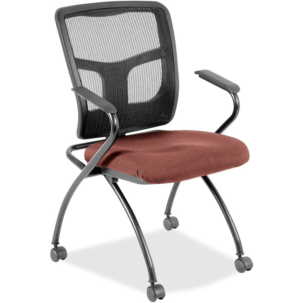 Lorell Ergomesh Nesting Chairs with Arms [SKU - LLR84374106]CT