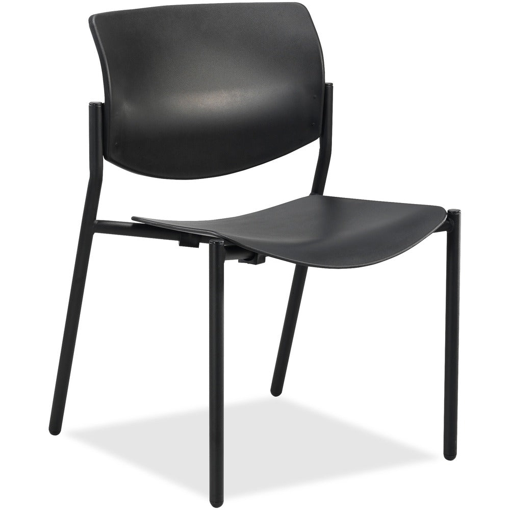 Lorell Stack Chairs with Molded Plastic Seat & Back [SKU - LLR83113]CT