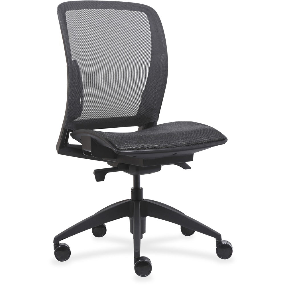 Lorell Mid-Back Chair with Mesh Seat & Back [SKU - LLR83106]EA