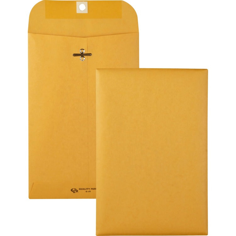Quality Park Gummed Kraft Clasp Envelopes [SKU - QUA37855]BX
