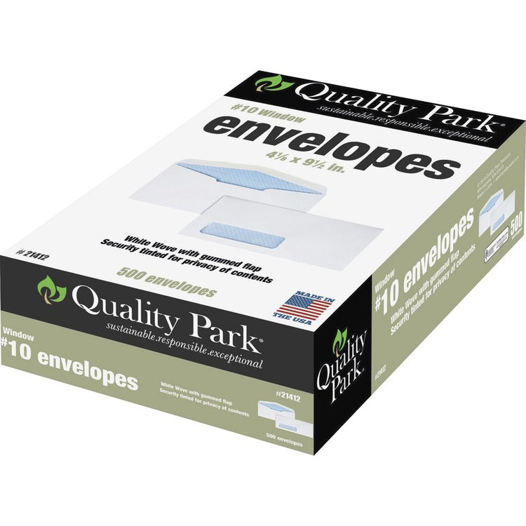 Quality Park No. 10 Window Security Envelopes [SKU - QUA21412]BX