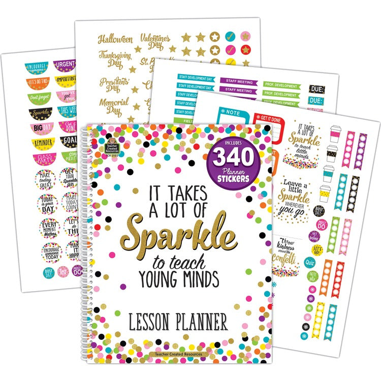 Teacher Created Resources Confetti Lesson Planner [SKU - TCR2152]EA
