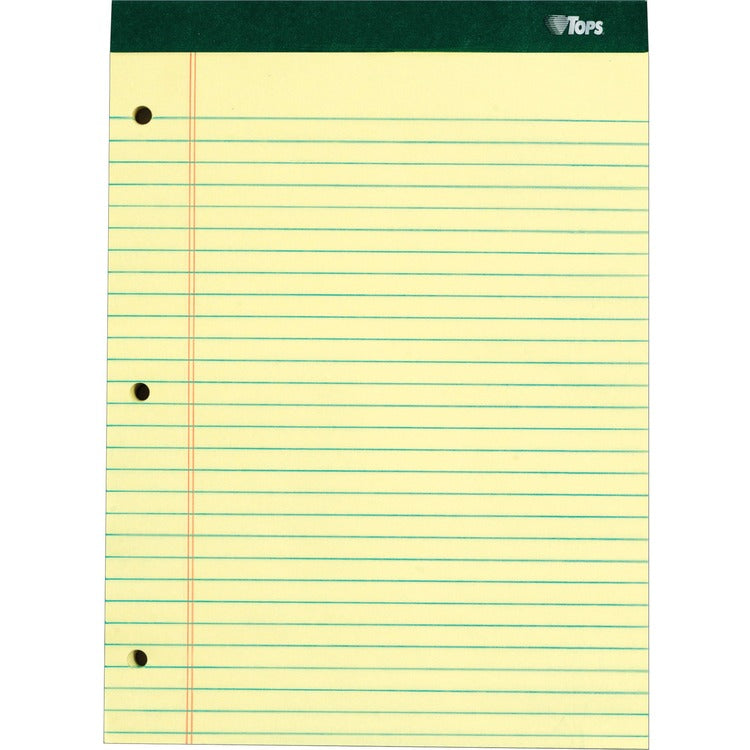 TOPS Perforated 3 Hole Punched Ruled Docket Legal Pads [SKU - TOP63387]PK
