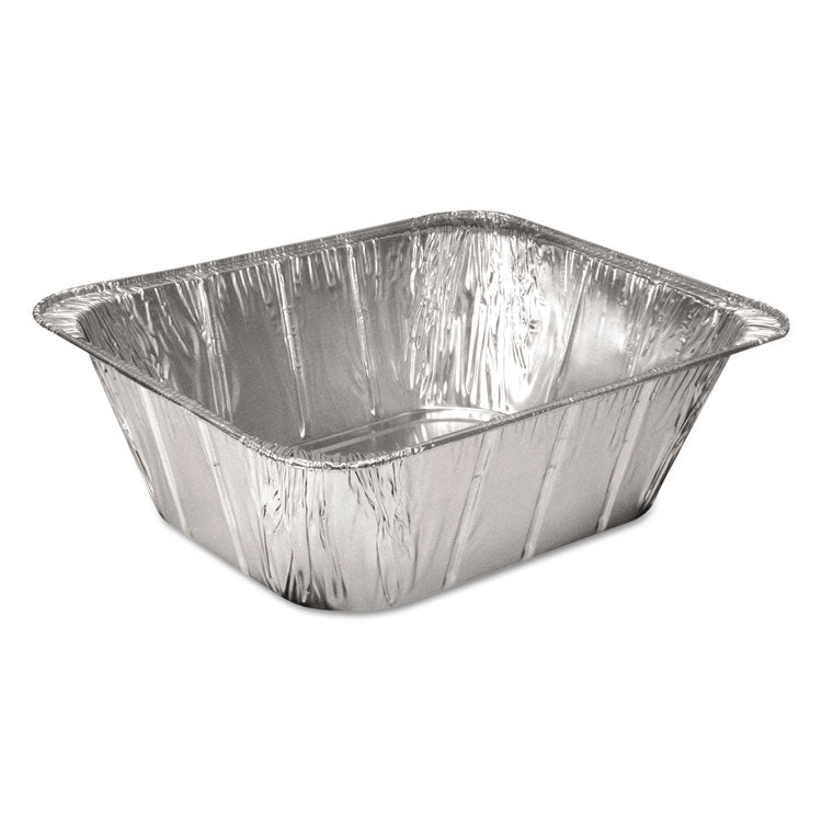 Aluminum Steam Table Pans, Half-Size Extra Deep, 4.19  Deep, 10.31 x 12.69, 100/Carton