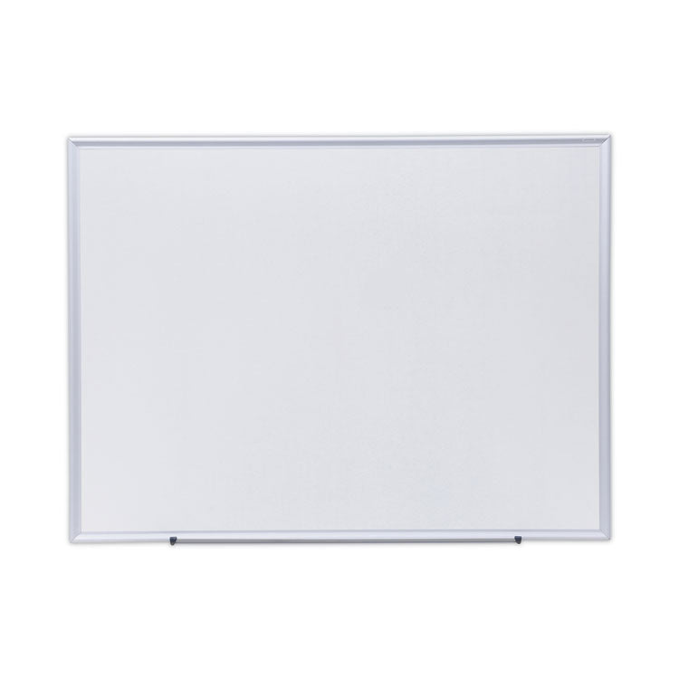 Deluxe Melamine Dry Erase Board, 48 x 36, Melamine White Surface, Silver Aluminum Frame