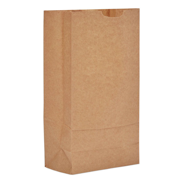 Grocery Paper Bags, #10 Size, 7  x 4.38  x 13.75 , Natural, 2,000/Bundle