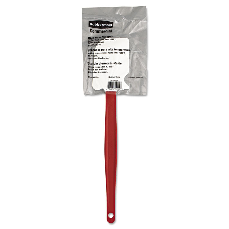 High-Heat Cook s Scraper, 13 1/2 , Red/White