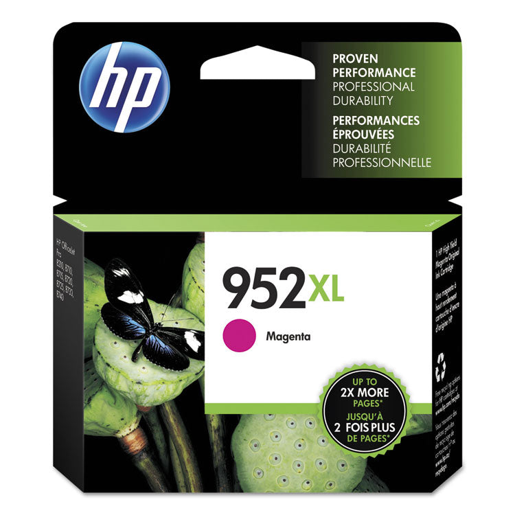 HP 952XL, (L0S64AN) High-Yield Magenta Original Ink Cartridge