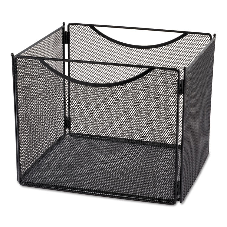 Onyx Desktop Box File, Letter Files, 12.5" x 11" x 10", Black