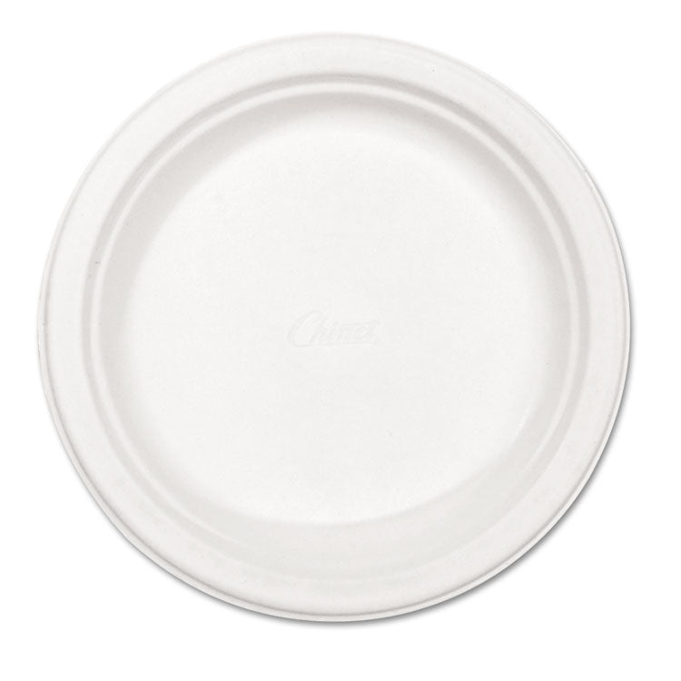 Paper Dinnerware, Plate, 8.75  dia, White, 500/Carton