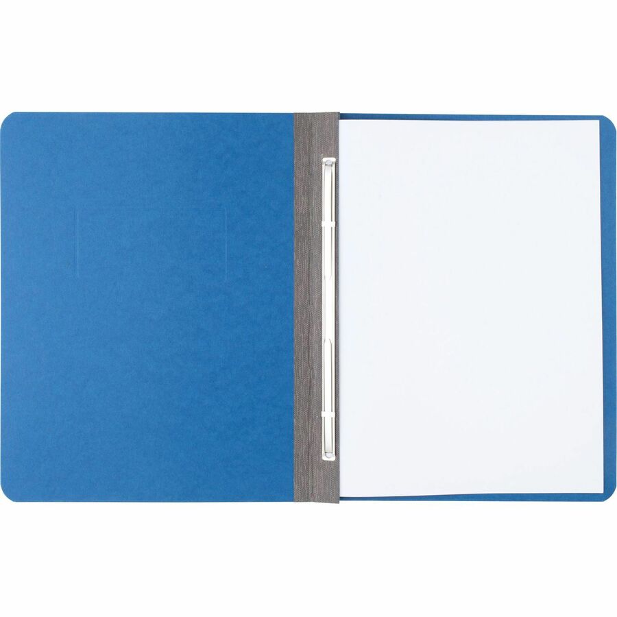 Acco PRESSTEX Side Binding Report Covers - Letter - 8 1/2" x 11" - Tyvek, Leather - Light Blue