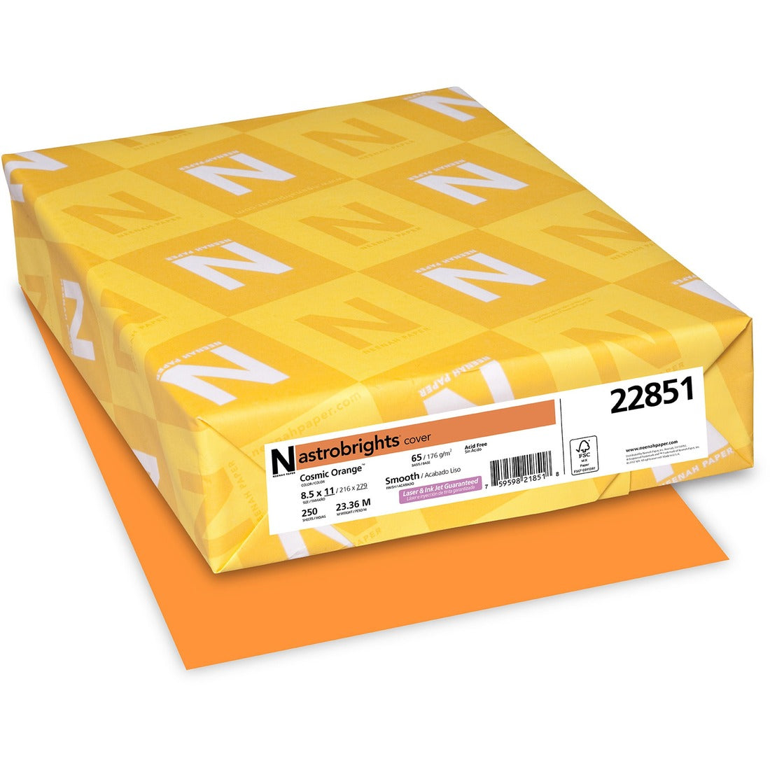 Astrobrights Inkjet, Laser Printable Multipurpose Card