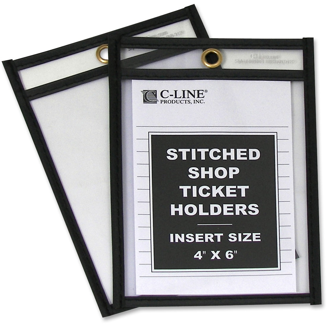 C-Line Stitched Vinyl Shop Ticket Holders