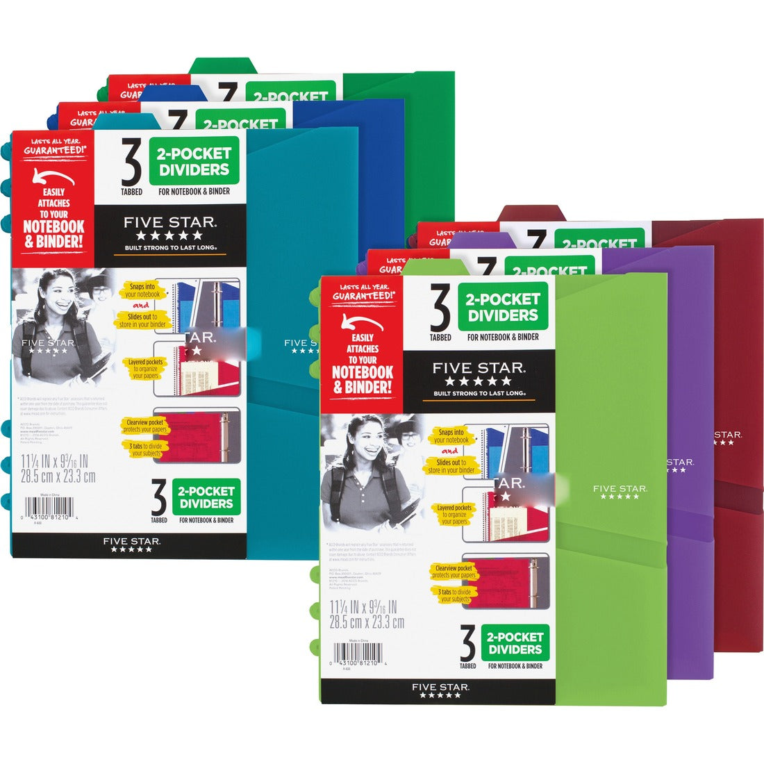 Five Star Notebook Pocket Divider